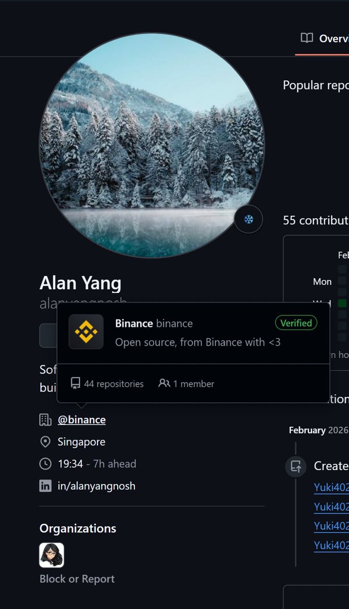 crypt_stalker's tweet image. It is funny how people fud a legit dev

He has the #binance tag on hes github

If you gonna see this at 300k today

Don't cry

DPsJ4tWY7j7TeMhvUYv3e2DchA6jm81TsEVrHgkbpump