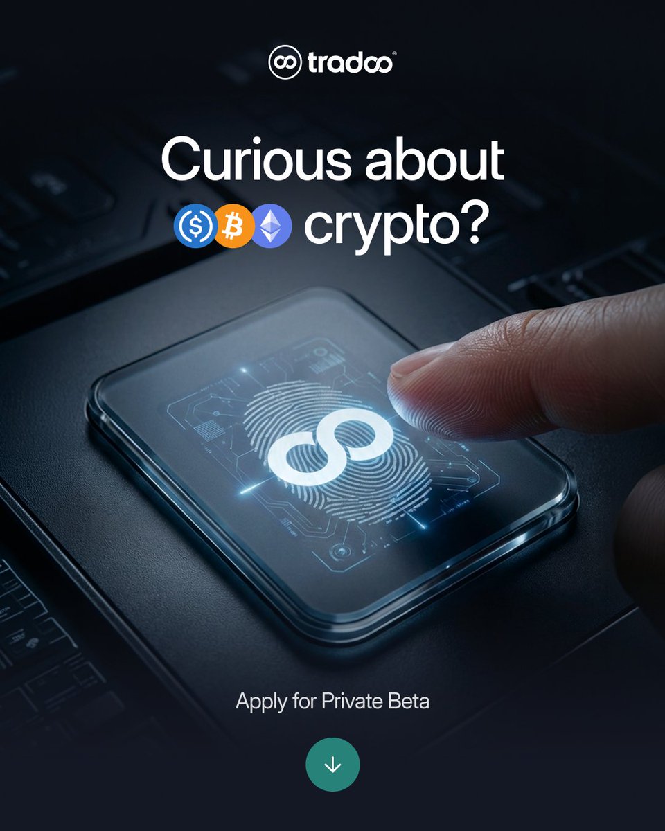 tradoo_finance's tweet photo. Curious about crypto, but not sure where to start?

You’re not alone. Many first-time investors hesitate
not because of returns, but because of unclear custody, complexity, and risk. Tradoo gives you a safe way to explore digital assets without risking real capital:

• Simulated balances mimic real-world exposure
• Smart vaults keep control entirely in your hands
• Execution follows clear, rules-based frameworks

Learning comes first.
Investing comes later.

🔹 Apply for Private Beta → https://t.co/NuSPrpmzUu

#DigitalAssets #CryptoEducation #FinancialLiteracy
#WomenInFinance #FintechInnovation
