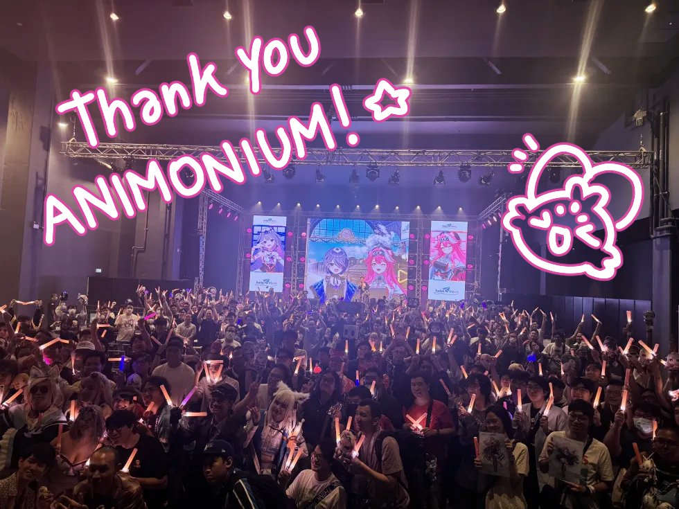 THANK YOU <a href="/ANIMONIUMth/">ANIMONIUM</a> FOR HAVING US! 🩷

LET'S MEET AGAIN! 🐱✨
#hololiveMeet #ANIMONIUM2026