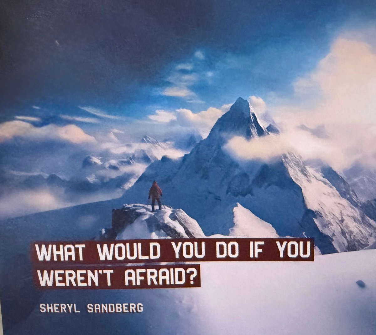 KevinKarschnik's tweet image. What would you do if you weren’t afraid?

Fear is often the only real ceiling holding us back.

What’s one bold step you’d take right now if fear disappeared? 

#LeanIn #WhatWouldYouDo #NoFear #Motivation #Fear