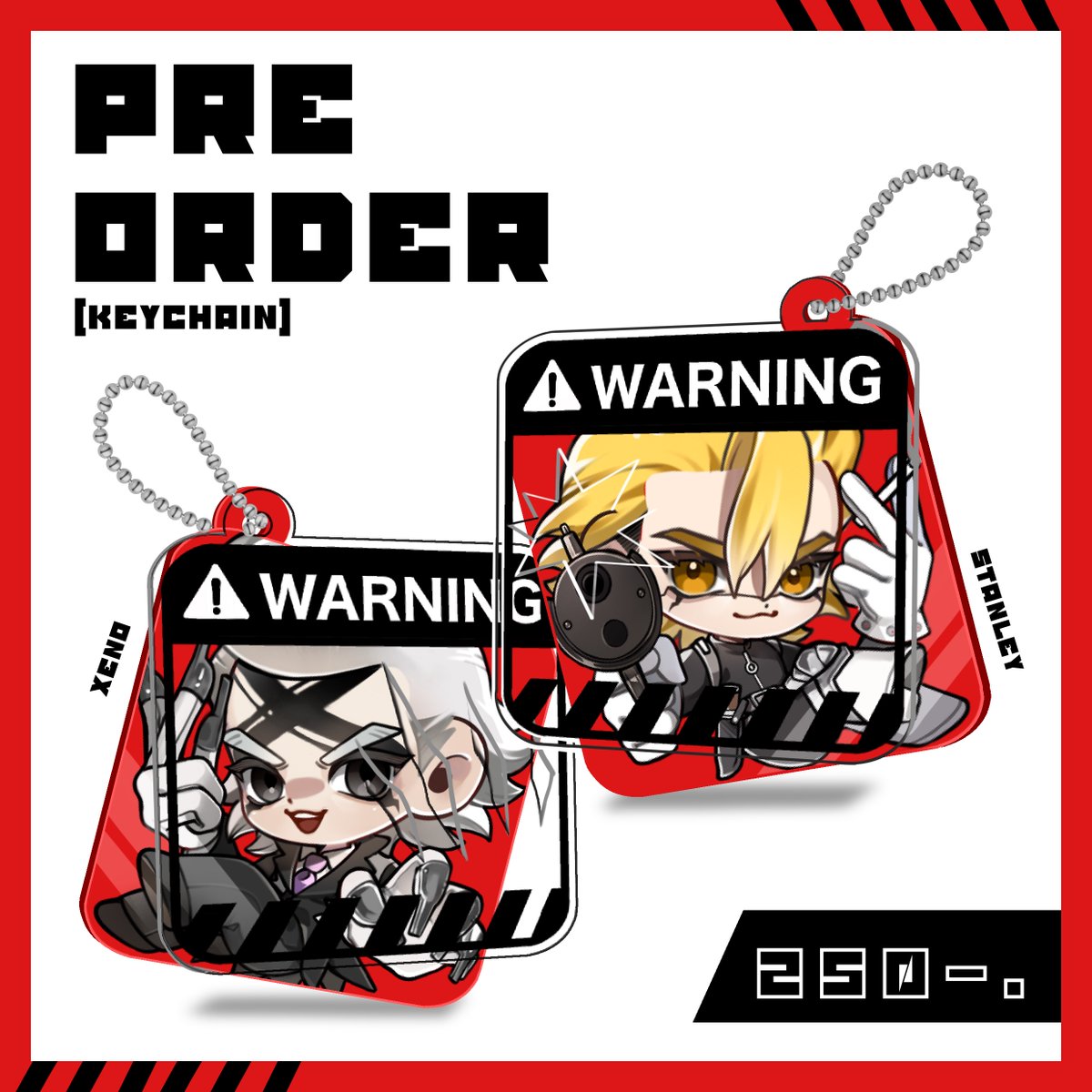 Pre-Order Keychain Acrylic Warning Stanxe
คู่รักภัยสังคมมาแล้วค่า

- ราคา 250-.
- size 5 cm
🗓️Today - 12 Feb 2026 (18.00PM)
🤲นัดรับในงาน CQ9 ได้ที่บูธ F71-72 sat-sun
‼️สินค้านี้ไม่มีเปิดพรีหลังงาน หมดแล้วหมดเลยค่า‼️
#スタゼノ #stanxeno

🛒: forms.gle/LLKxJtBK2s44ha…