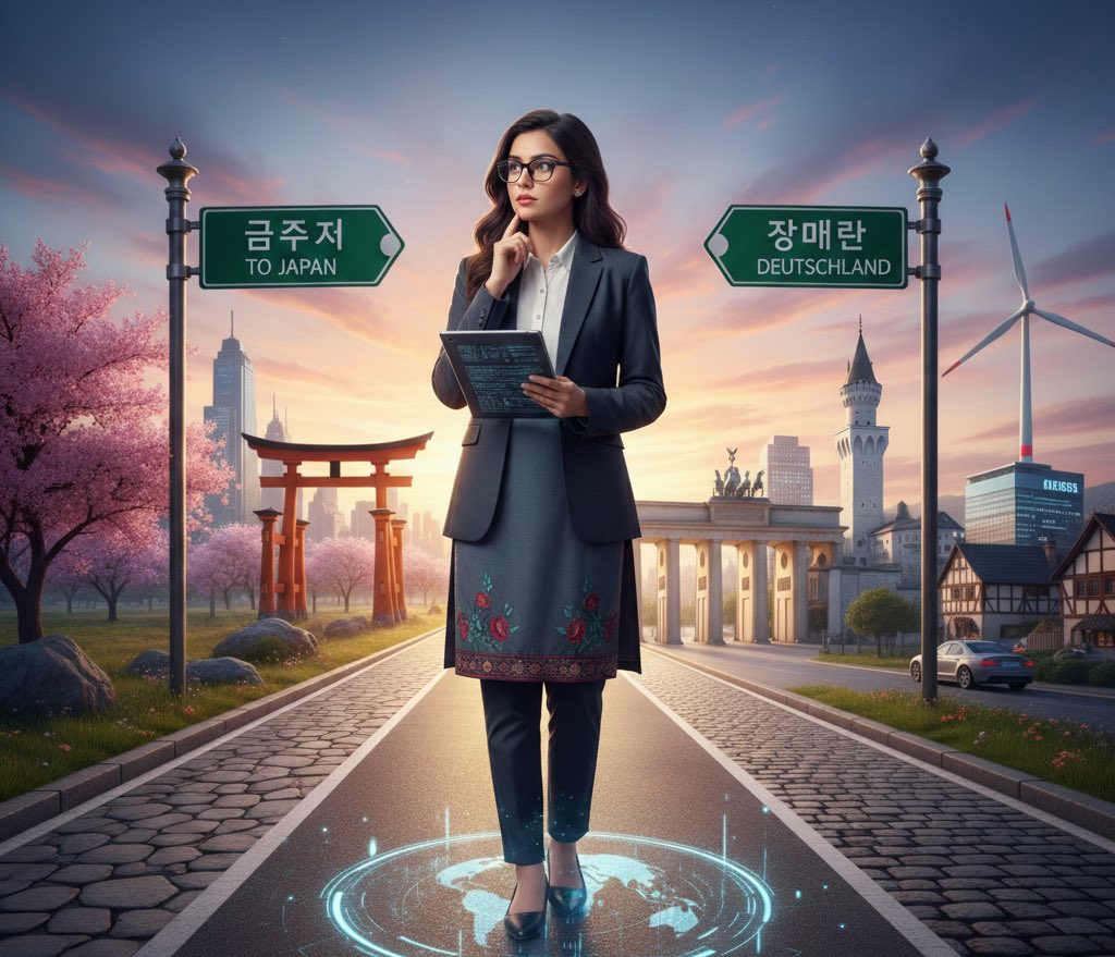 Huk06's tweet image. Germany hiring a lot of Pakistan’s young AI talent, but quietly so are Korea and Japan. 

You do advanced tech and your prospects from freelancing to becoming an expat to local livelihood creation and job absorption go dramatically up.