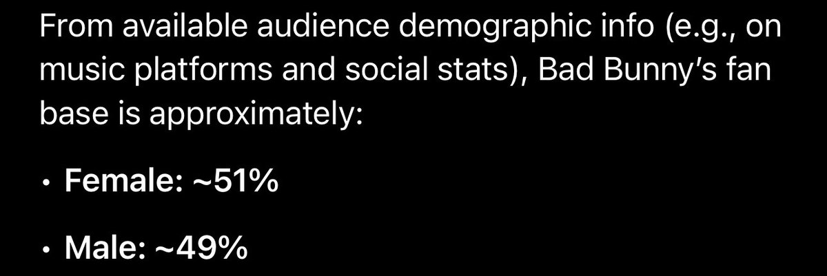Zteph14's tweet photo. @DetroitEminaj Now I know I didn’t need to search this up but… come on now it’s very obvious that a majority of his fan base are women…. https://t.co/d7Pl5x6qpi