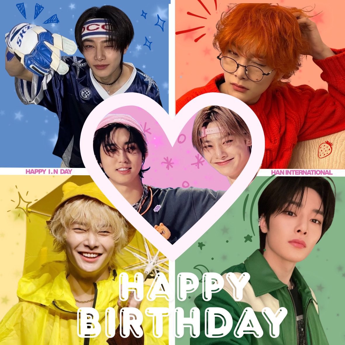HAPPY BIRTHDAY INNIE! 🎉

We wish you the best in everything that you do! 
You have always put a smile to all STAY that support and love you no matter what! 

Watching you grow up has become one of the most fulfilling and amazing things as a whole! 
You are half 50! Almost there!