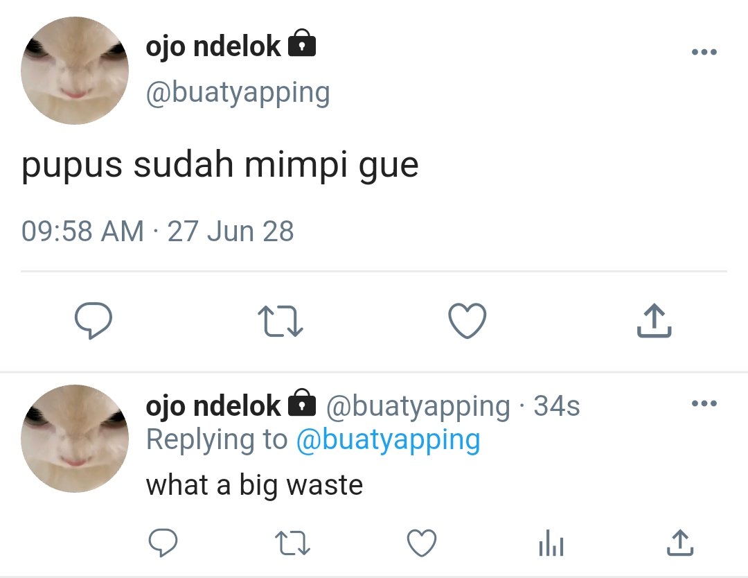 Matcharon__'s tweet image. Aslinya dia sedih banget tau