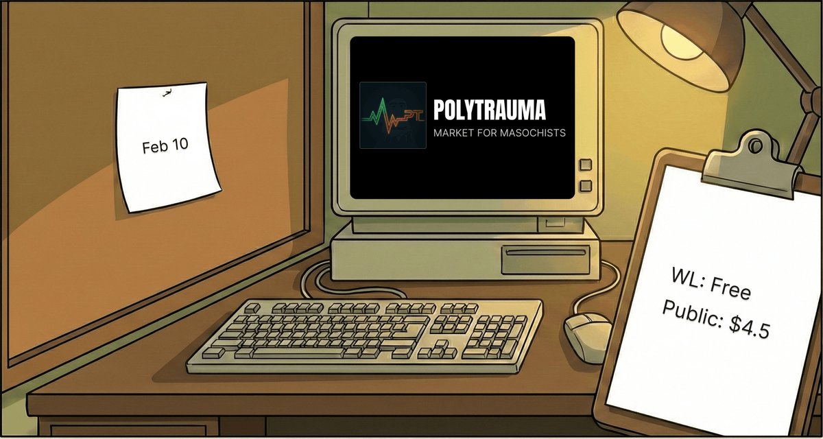 happy weekend ct! 

giving away 2 GTD spots for <a href="/poly_trauma/">PolyTrauma</a>, an upcoming free mint on ETH.

requirements:
1️⃣follow <a href="/poly_trauma/">PolyTrauma</a> &amp; <a href="/Oxmbk/">MBK</a> 
2️⃣like and RT
3️⃣comment ETH address and tag a fren

⏳Winners in 24hrs. goodluck!