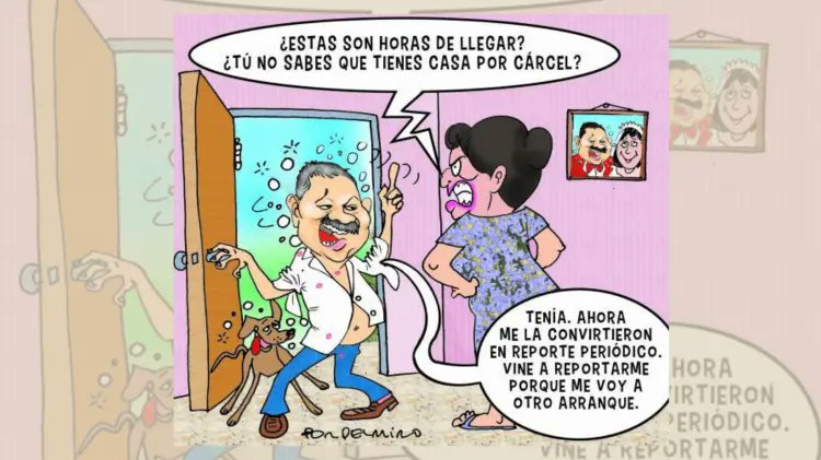 Pasar guardado en carnavales...hip hip...ñinga...Caricatura de <a href="/delmiroquiroga/">Delmiro</a>