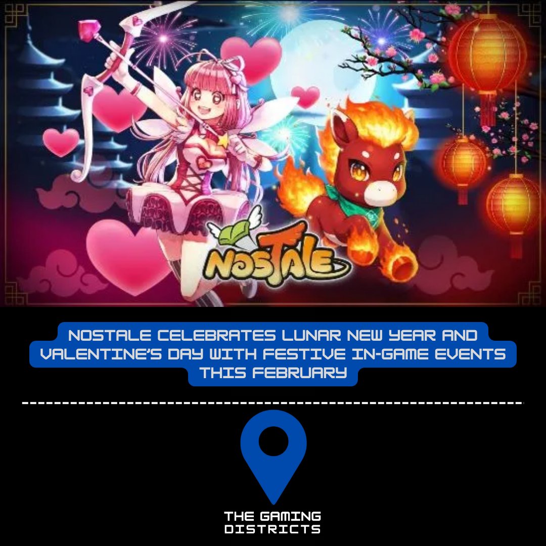 GamingDistricts's tweet image. NosTale celebrates Lunar New Year and Valentine’s Day with festive in-game events, free rewards, and a Battle Pass this February.

#NosTale 

READ: thegamingdistricts.com/nostale-celebr…