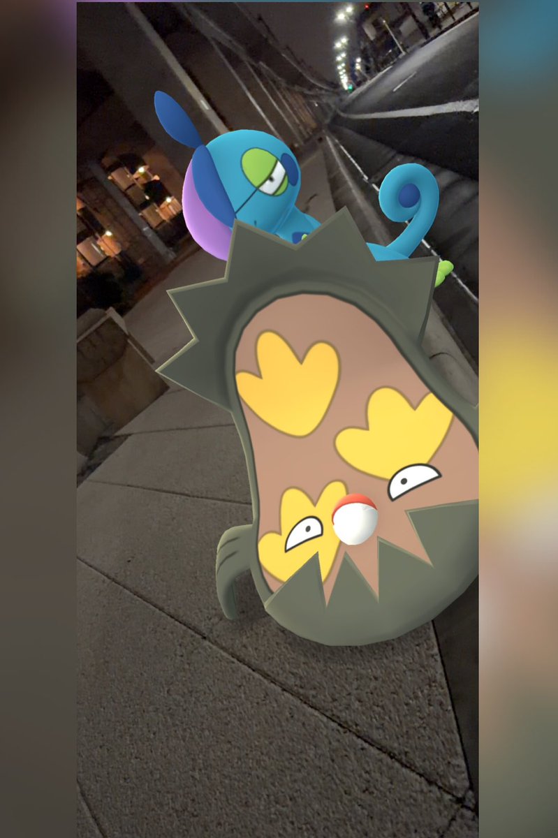 kerolimu's tweet image. 持ち前の平らな体を生かし
ワックスいらずの天然マッギョ様ボード🛹

「……ジメ（これ、本当にオリンピック行けるのか？）」
「マギョ（黙って滑れ、俺を信じろ！）」

#inteleonfamily
#gosnapshot  #ポケモンGO