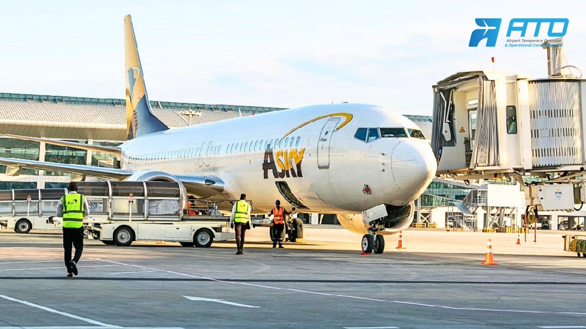 Gate7aviation's tweet photo. ASKY a opéré son premier vol vers le nouvel Aéroport International Dr Antonio Agostino Neto de Luanda le 02 février 2026. #ASKY #Luanda #airports https://t.co/ZlKrM8XL2N