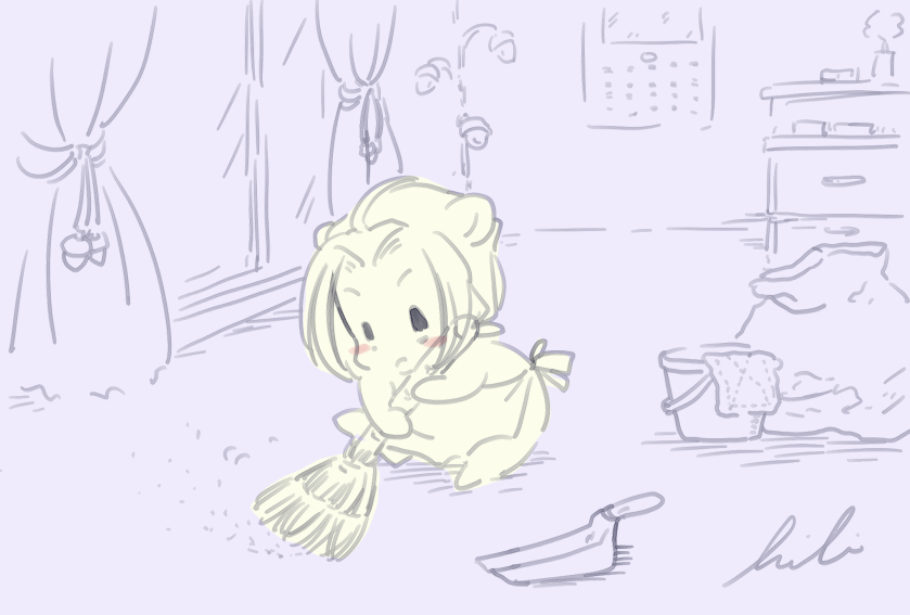 お題「お掃除こりす澄」かきましたー！

せっせとお掃除！ぴっかぴかにします✨

お題ありがとうございました！！！