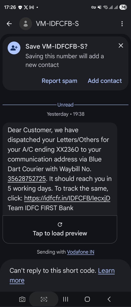 asjatu's tweet photo. Dear @IDFCFIRSTBank whose accounts are this... And why i am receiving these messages... Kindly contact the right customers and change my number to their original number so that i don't receive such messages... Thanks https://t.co/4X2BonnsgF