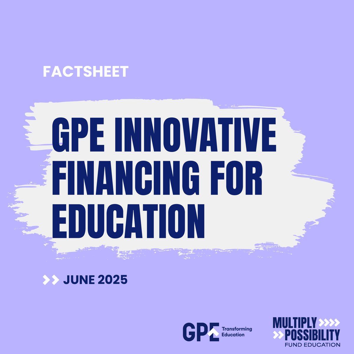 Meeting the promise of SDG 4 needs a paradigm shift in how we invest in education.

Innovative financing can broaden the resource base and diversify financing partnerships available for education in lower-income countries.

🔗 g.pe/WPRG50XvRR1

#MultiplyPossibility