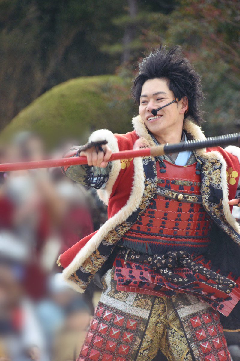 儂の出立まであと51日 #名古屋城 にて朱槍に想い込めて演武披露 数年