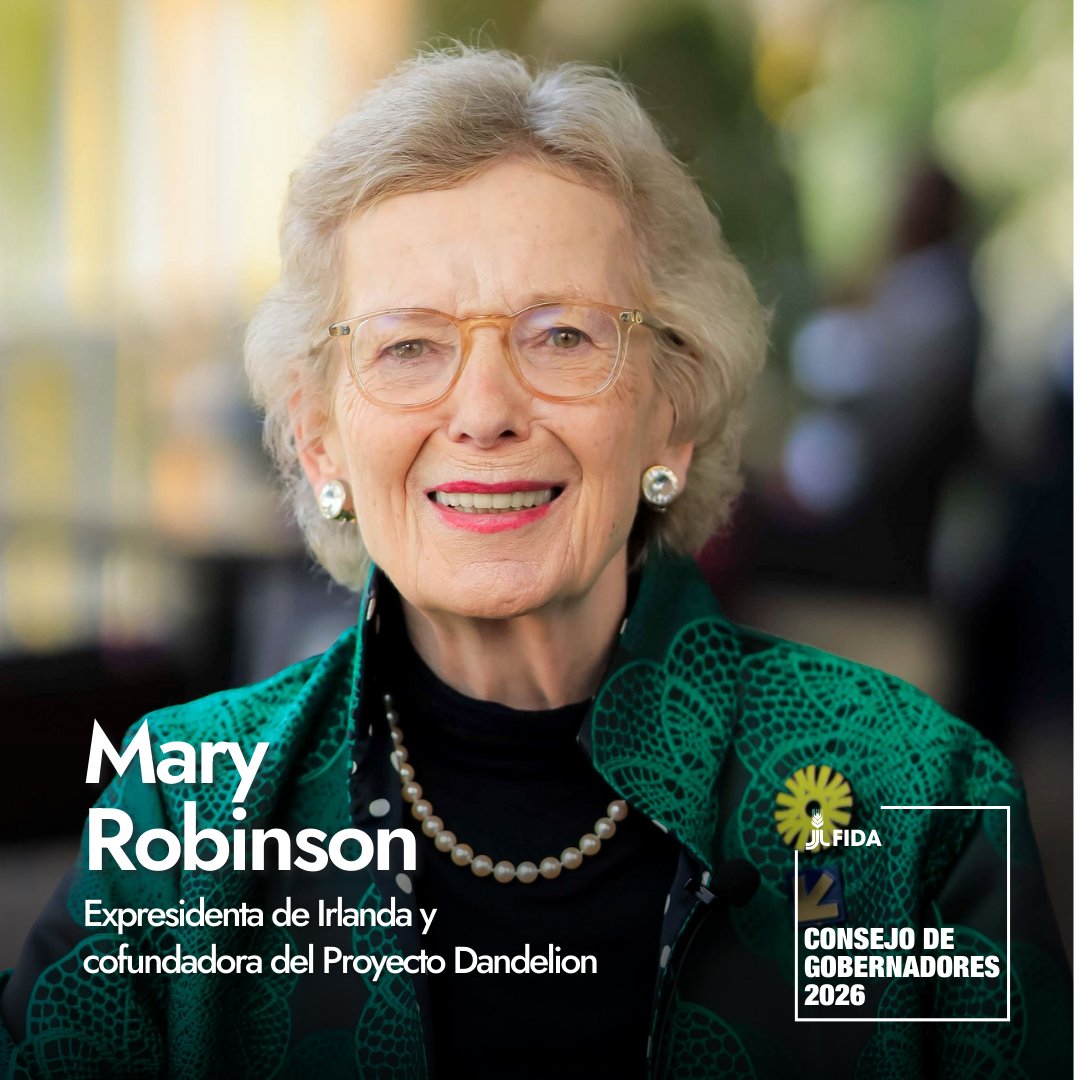 ¿Cómo liberar todo el potencial de las mujeres agricultoras para transformar las economías rurales?

Mary Robinson, expresidenta de Irlanda y fundadora de <a href="/projdandelion/">Project Dandelion</a>, participará en el #ConsejoGobernadoresFIDA para celebrar el #AñoDeLaMujerAgricultora.
bit.ly/cg-49