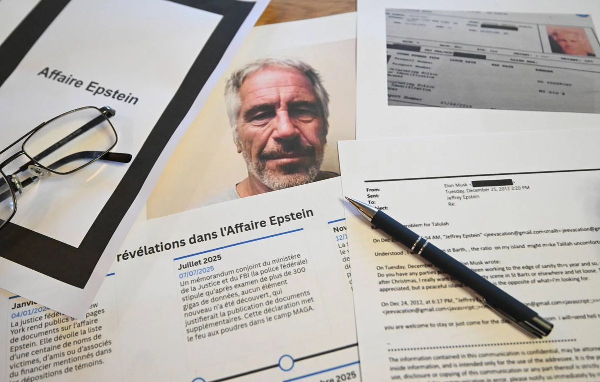 Ce que l’on nomme "l’affaire #Epstein" ne saurait être réduite à l’histoire d’un individu, ni même à celle d’un système défaillant: 

“ L’affaire Epstein est la révélation brutale, offerte aux naïfs, d’un leurre appelé Démocratie” 

Ces dossiers obscènes dépassent de loin les