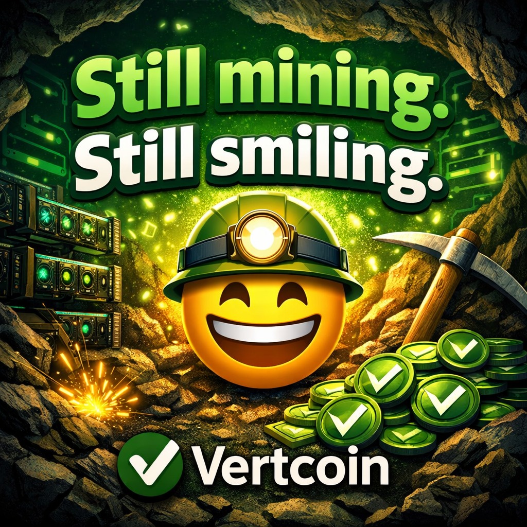 APollyn42303's tweet photo. Vertcoin keeps proving that true decentralization still matters.
100% Proof-of-Work, fair mining, no premine, no ICO — just a community-driven coin staying true to crypto’s roots.

@Vertcoin
$VTC $LTC $BTC
#Vertcoin #VTC #PoW #Crypto #Decentralization https://t.co/MCHbo4IMJy