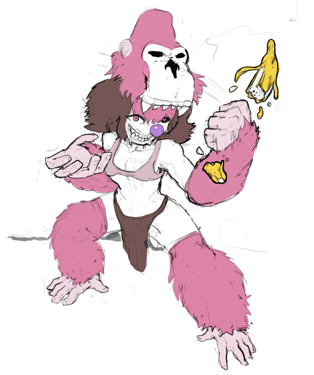Rodimieu's tweet photo. Random Sketches:

Feeling 🐒Today https://t.co/UbjVbzGtbz