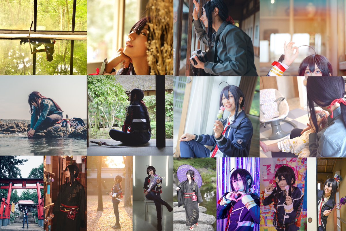 #2月7日は刀帳番号27番鯰尾藤四郎の日
#刀帳No27で2月7日は鯰尾藤四郎の日

鯰尾大好きだー！！！
100回超えてもう何回コスプレしたのか分かりません！！！100枚コラージュしようとしたけど収拾つかなくなりました、それぐらい大好きです！！！

末永く君が愛されますように…

※Cosplay