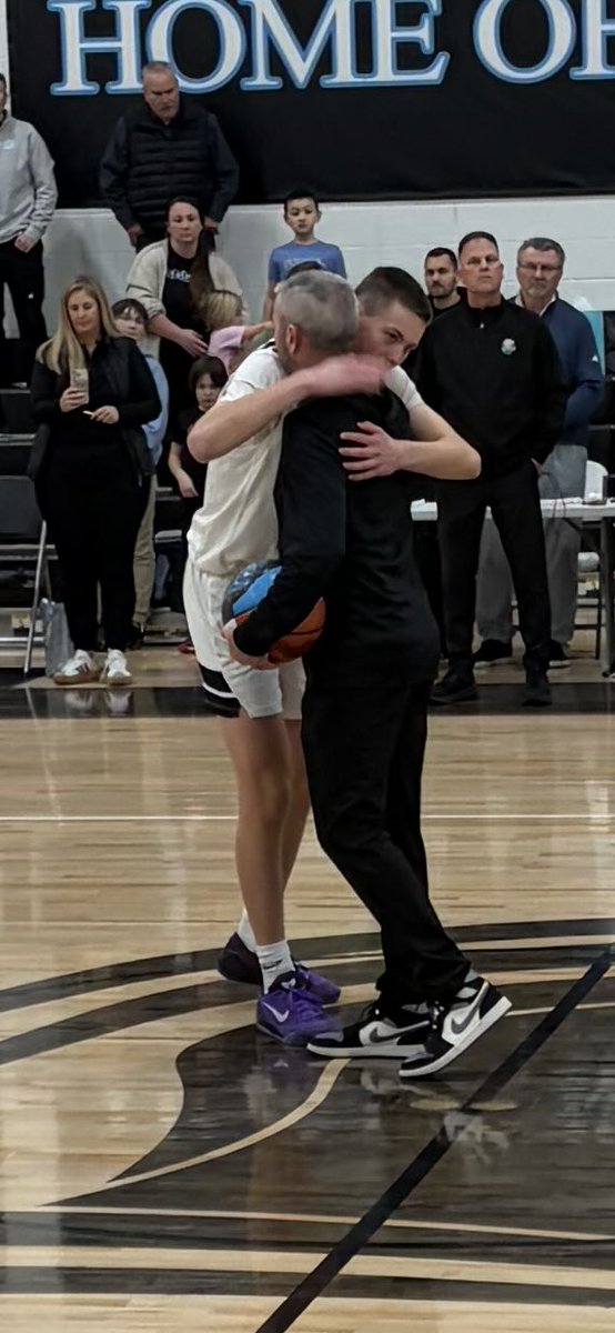 Prior to last evening’s win against Open Door, junior RJ Walgate was recognized for going over 1000 points in his career.
#GoKnights