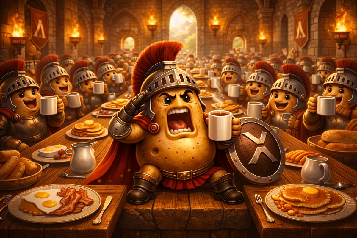 SPUD_XRPL's tweet photo. Gm gm from the Spud Kingdom ☀️⚔️

https://t.co/MhbvTCZb2R https://t.co/PQ1LxVWTcQ