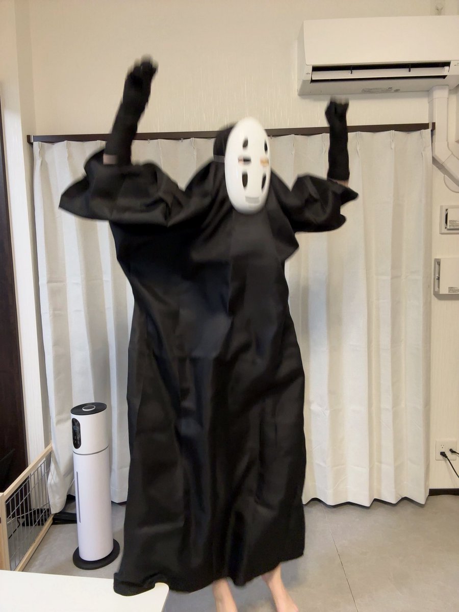 day84》フォロワー15000人まであと3123人 カオナシはもう寝るよ