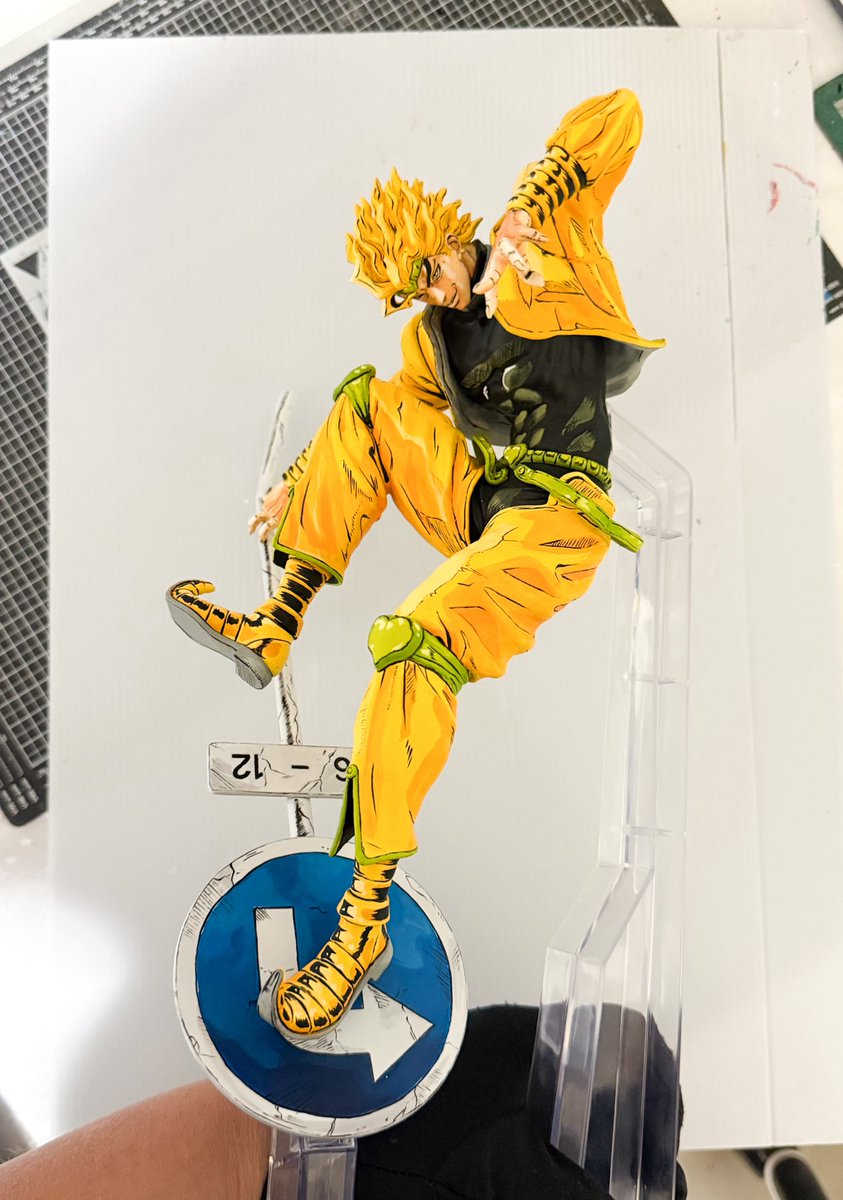 dioをイラスト風にリペイント。 ザワールドも進行中です。