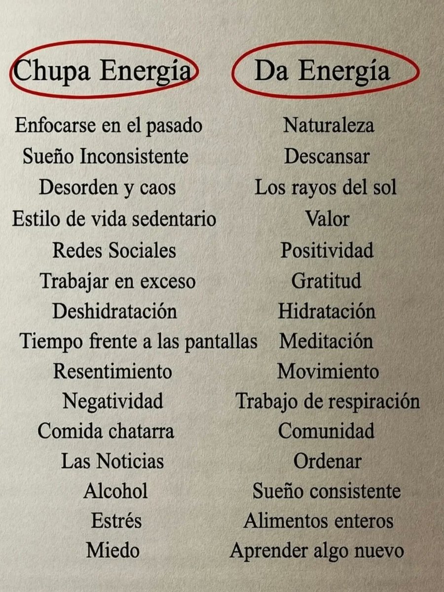 Chupa energía vs Da energía