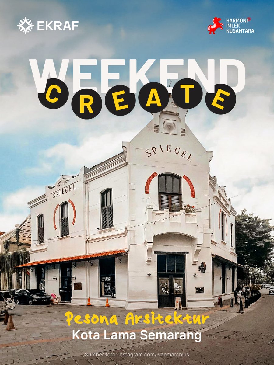 ekraf_ri's tweet photo. Strolling around Kota Lama Semarang berasa lagi di Eropa, padahal masih di Indonesia! π
#Kotalamasemarang #WeekendCreate #Newengineofgrowth
#Ekonomikreatif
#Ekraf https://t.co/ZEHV1M0aKO