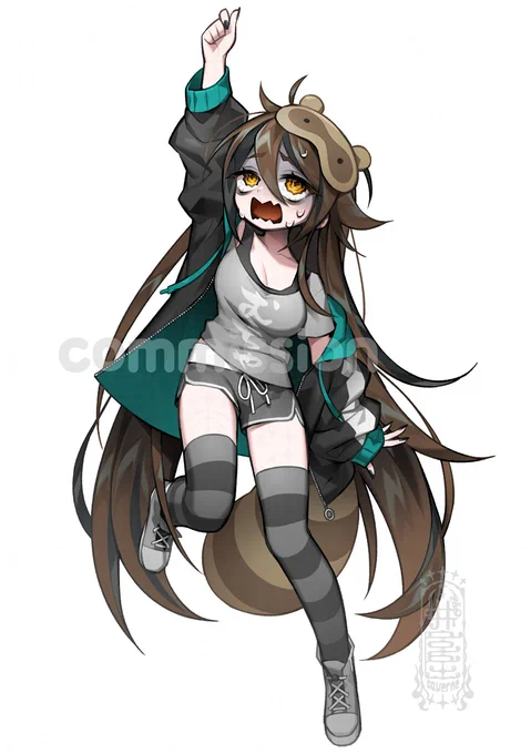 LIVERTINE AGEさんと ゆっくりむちゃたぬきさん( )コラボ むちゃ子さんイラストを制作させていただいておりました!