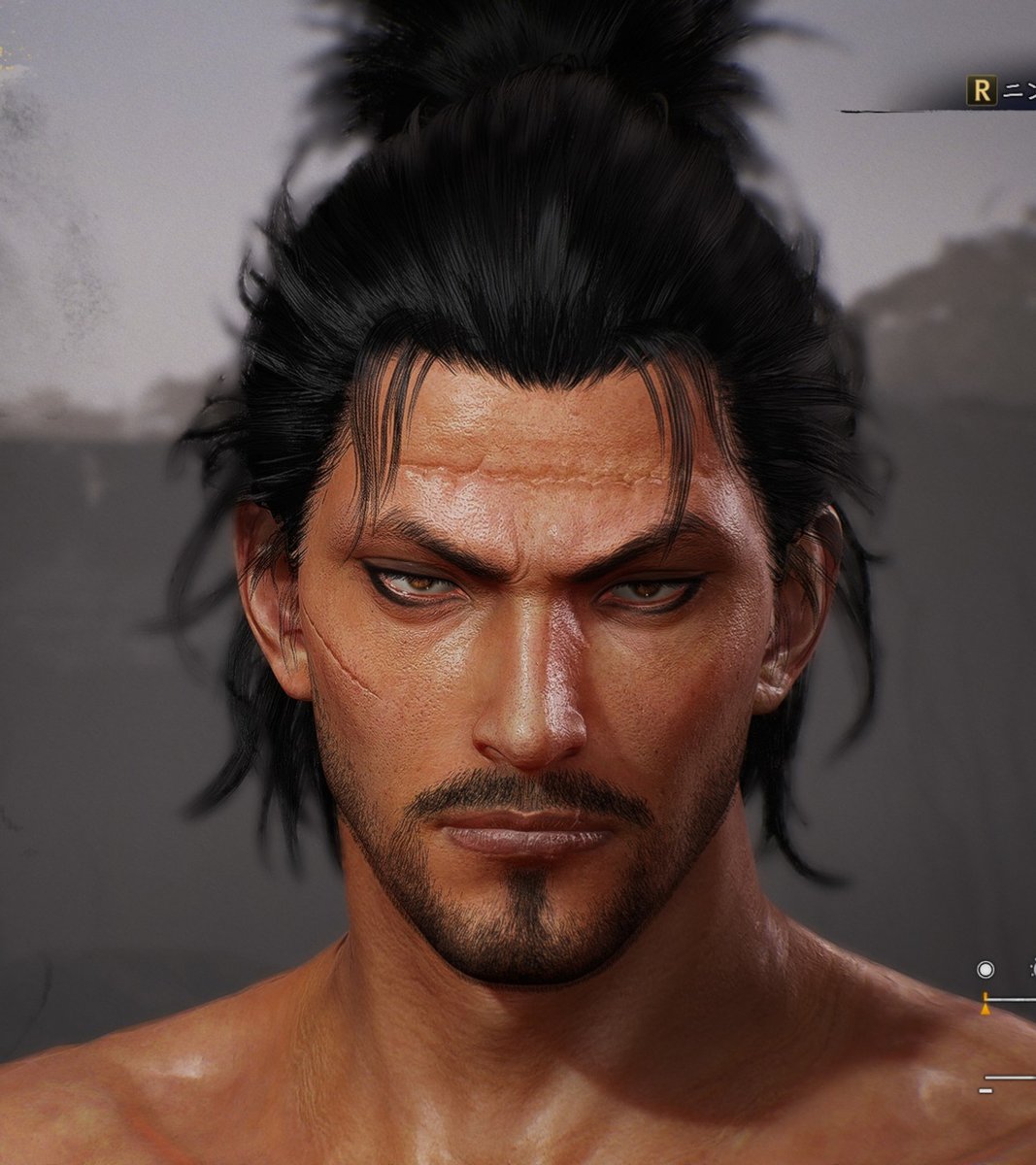 GAd8788's tweet photo. 【仁王3】『宮本武蔵（バガボンド）』のキャラクリ、キャラメイク レシピ公開【NIOH3】 https://t.co/brfo8fNyJR @YouTubeより 
#仁王3 #仁王3キャラクリ #Nioh3 https://t.co/eXI4YcxRNR