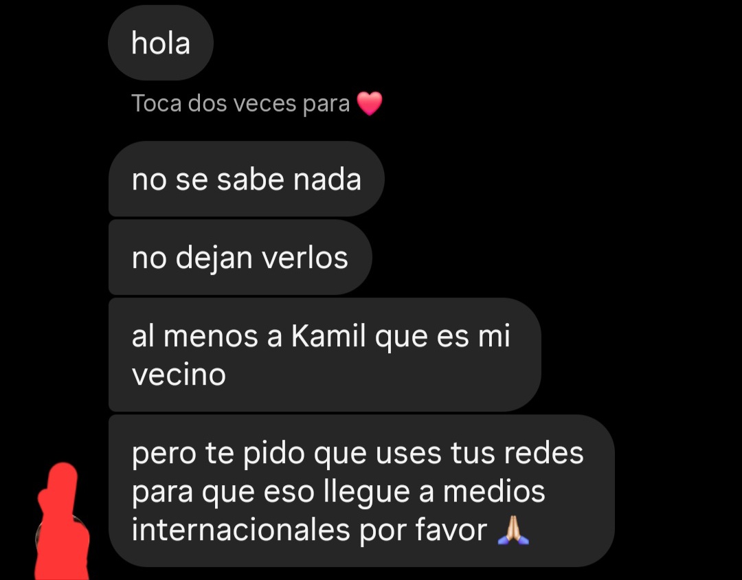 Adry_The_White's tweet photo. Hable con una vecina de Kamil de el4tico y no se sabe nada de los muchachos.
#FreeEl4tico https://t.co/ofdDXcToOY