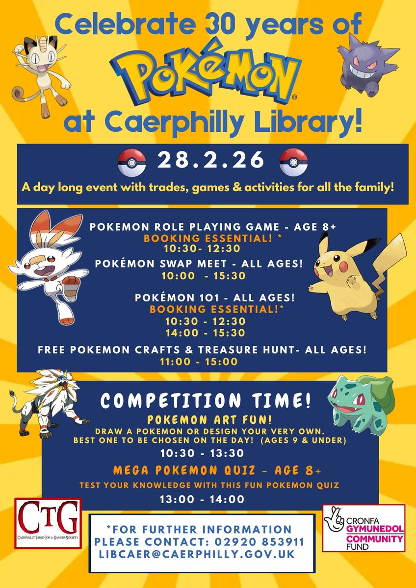 Llyfrgell Caerffili 📚 Caerphilly Library tweet media