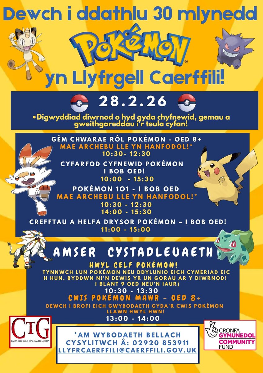 Llyfrgell Caerffili 📚 Caerphilly Library tweet media