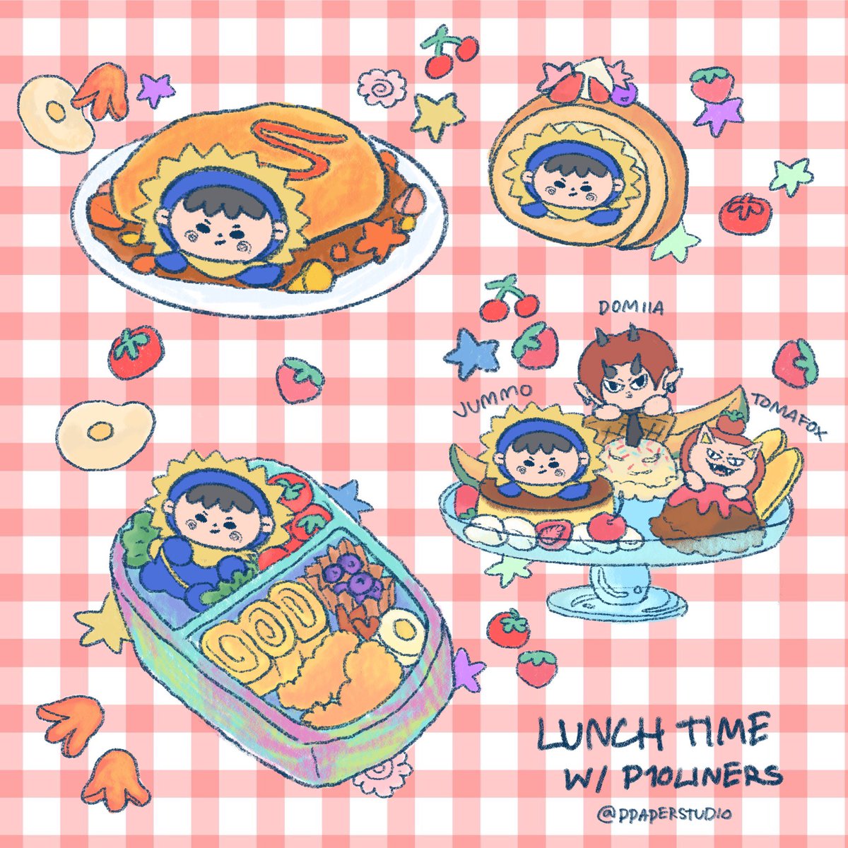 ppaperstudio's tweet image. ว่างมาวาดอ้วมน้ำเงินแย้ว  วันนี้ด๊าห่อข้าวไปให้อย่าลืมแบ่งเดอะแก๊งด้วยนาาา 🍙🍱

#JuniorMark #jummo #PerthSanta #forcebook #TOMAFOX #domiia