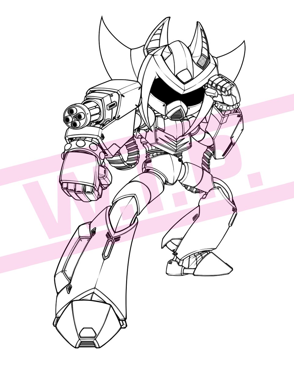 ⚠️ [ MACHINE GUNNER ] ⚠️
.
.
.
( COMMISSION W.I.P. )