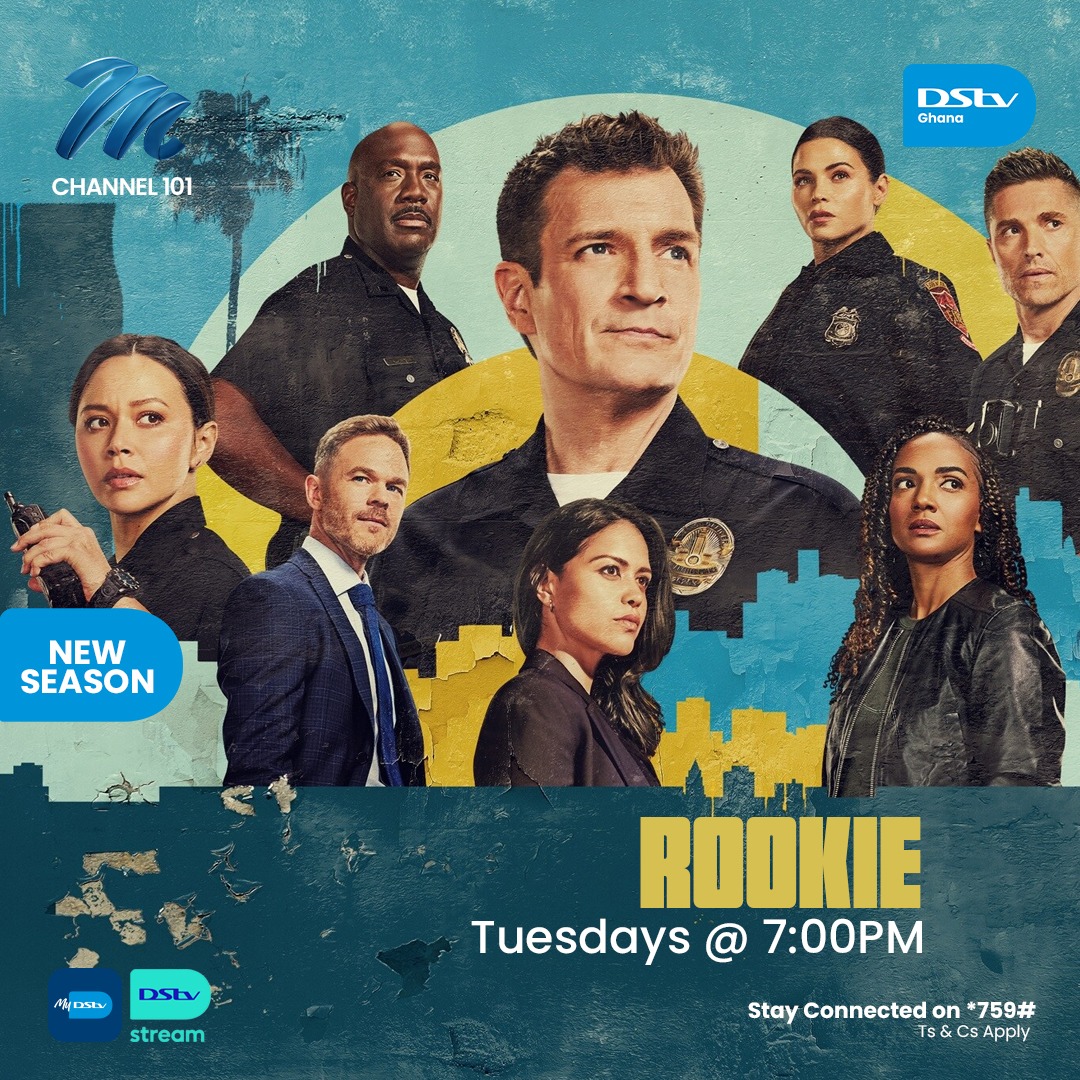 DStv_Ghana's tweet image. Experience meets pressure. 👮‍♂️ 👊
Nolan faces his toughest tests yet in the new season of The Rookie.

Catch it tonight and every Tuesday at 7:00PM on M-Net, Ch. 101. Stream via #DStvStream, download via App Store or Play Store!