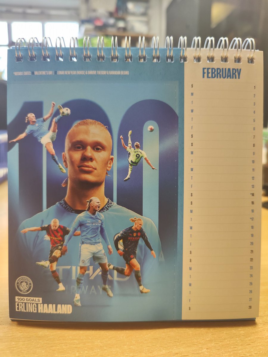 blueray71's tweet photo. February... @ErlingHaaland 🤖👌.

#Citycalendarwatch #mancity #mcfc @ManCity https://t.co/9EJhoS0p8T