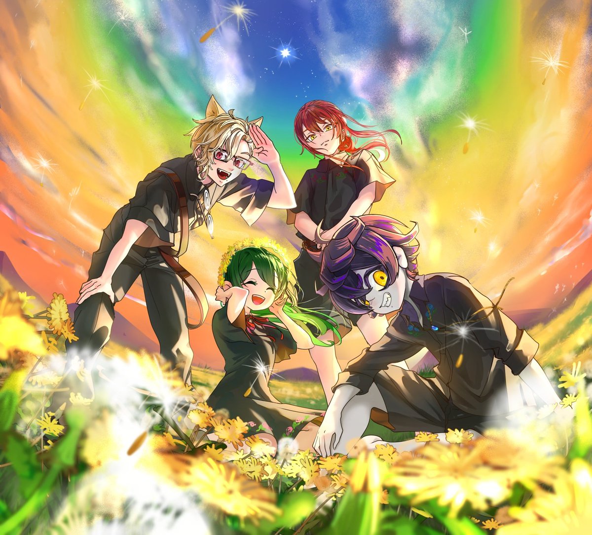 素敵なイラストはdacoco様！本当に本当に素敵でした、私たちそれぞれの