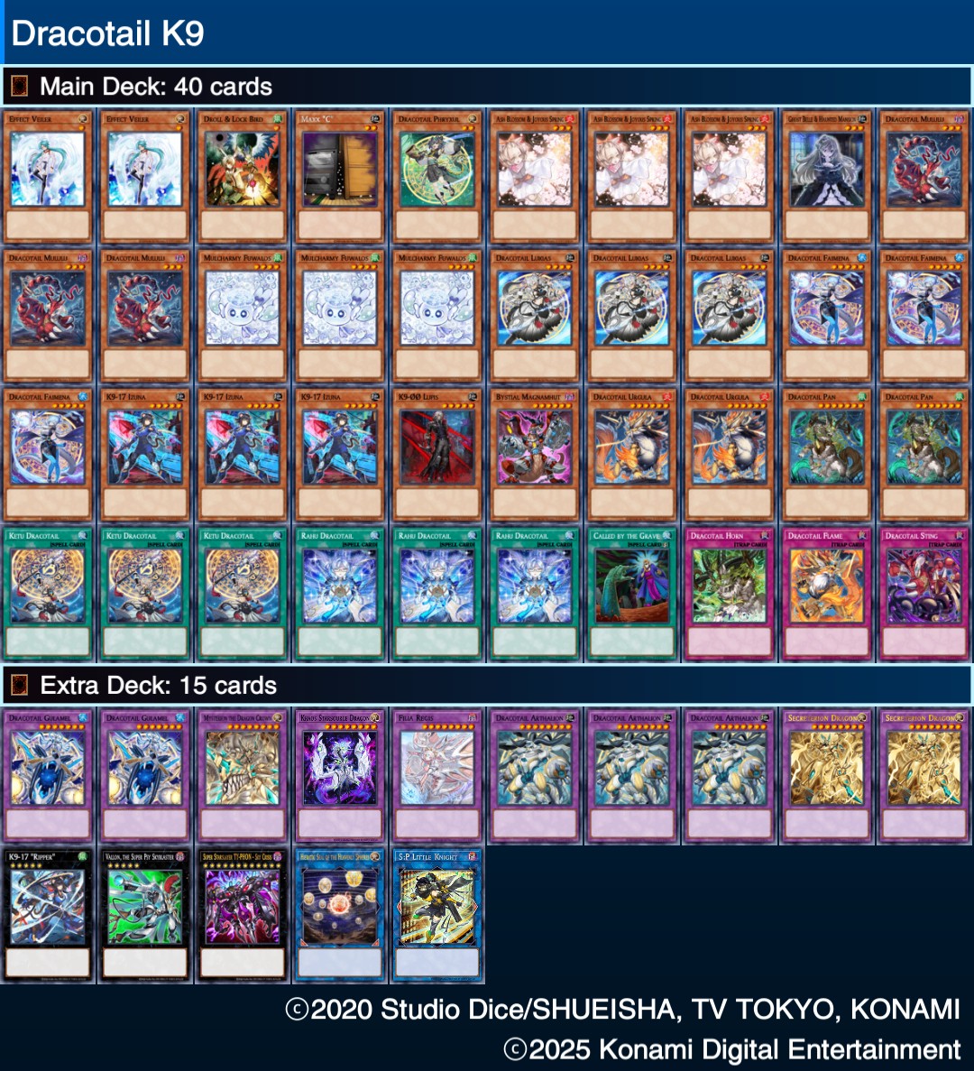 hitting Master V again after a year 😔

Grinded from Gold in 2 Days with
- Artmage K9
- Dracotail K9
- Mitsurugi K9

Gonna grind to M1 later~

#YuGiOhMASTERDUEL
#遊戯王マスターデュエル