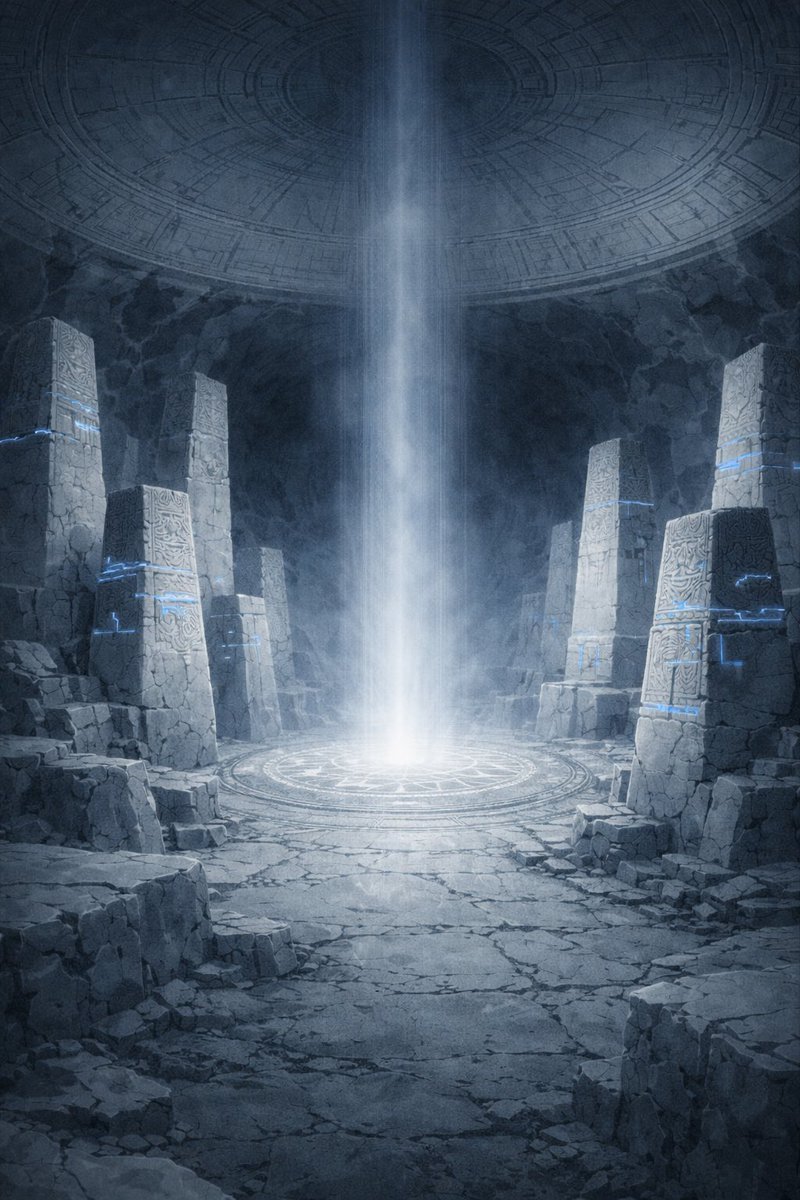 shingetsu_sf's tweet photo. 【北極神殿】

月の永久影で見つかった遺跡。
誰が造ったのかは解明されていない。
後に人類史の分岐点と呼ばれることになる。 https://t.co/7hkI6k1rI3