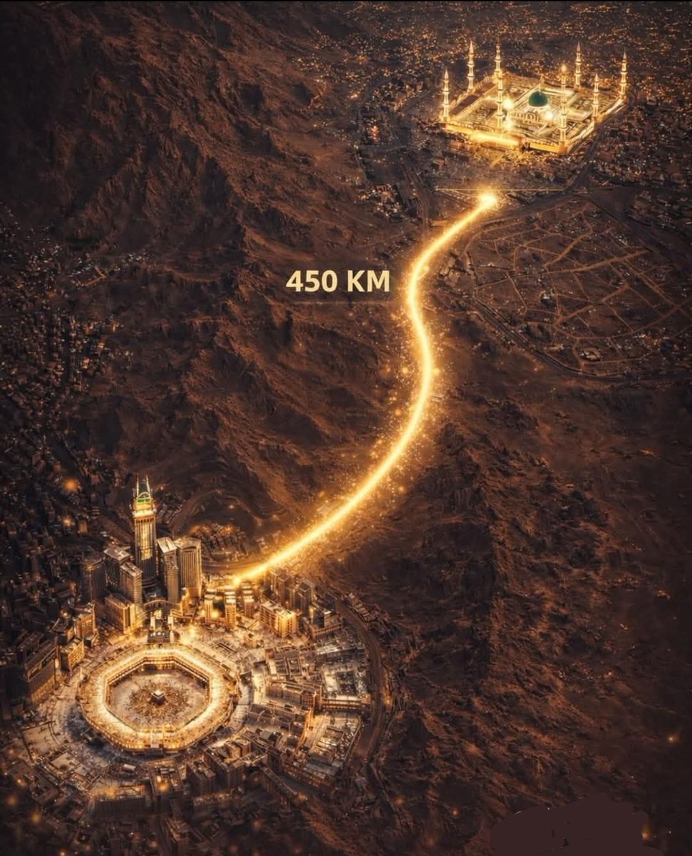 islamicfreedom's tweet photo. A distance between Makkah and Madinah.  This is where the Prophet, peace be upon him, walked and here the hearts go to Allah. 🤍🥀🕋 https://t.co/8Ff44liK6i