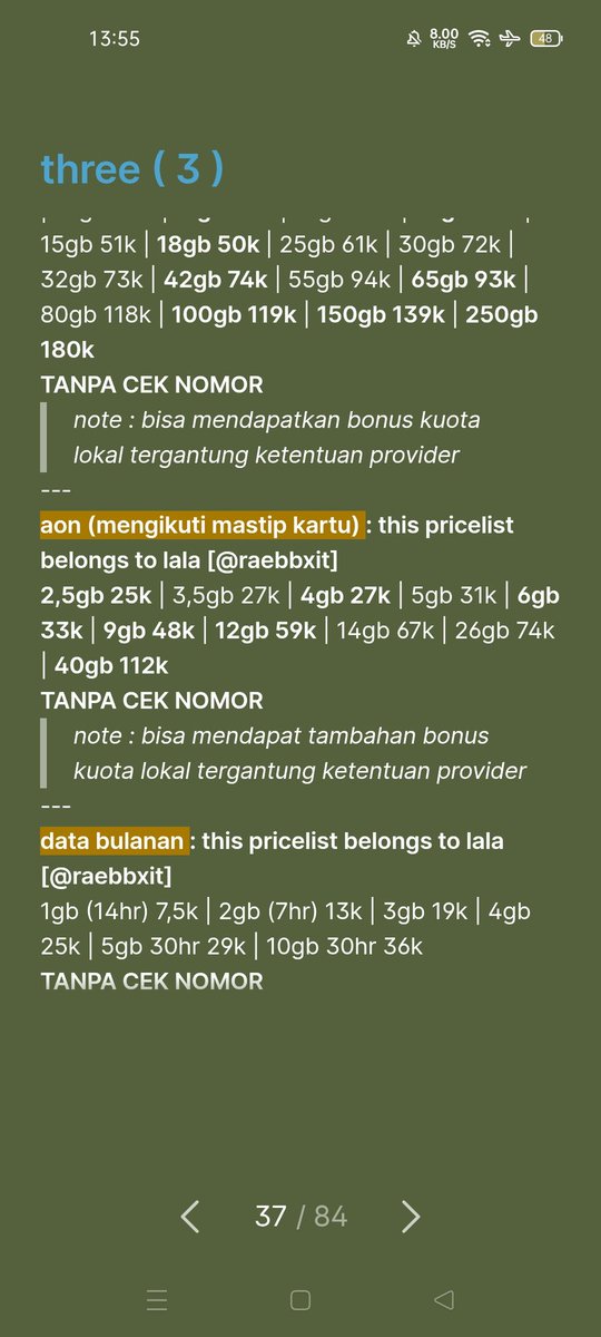 lala — order via wa/tele tweet media