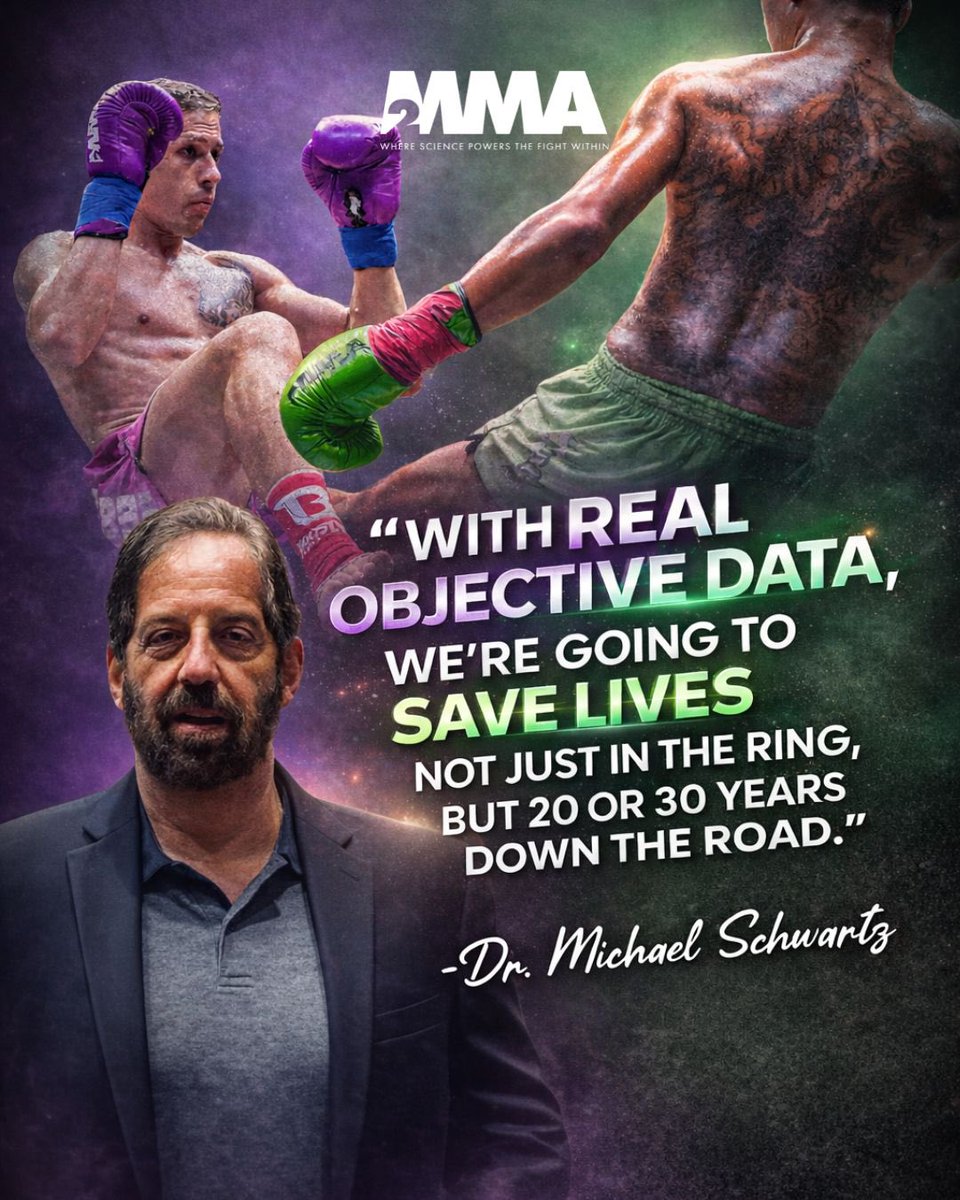 M2MMAofficial's tweet image. Building a brighter future in #CombatSports 

Full chat with Dr. Schwartz:

youtu.be/kPit-wzLbKs?si…

#Concussion #Ringsidephysician #Boxing #MMA #Data #AI #FighterWelfare $OTC $RLAB