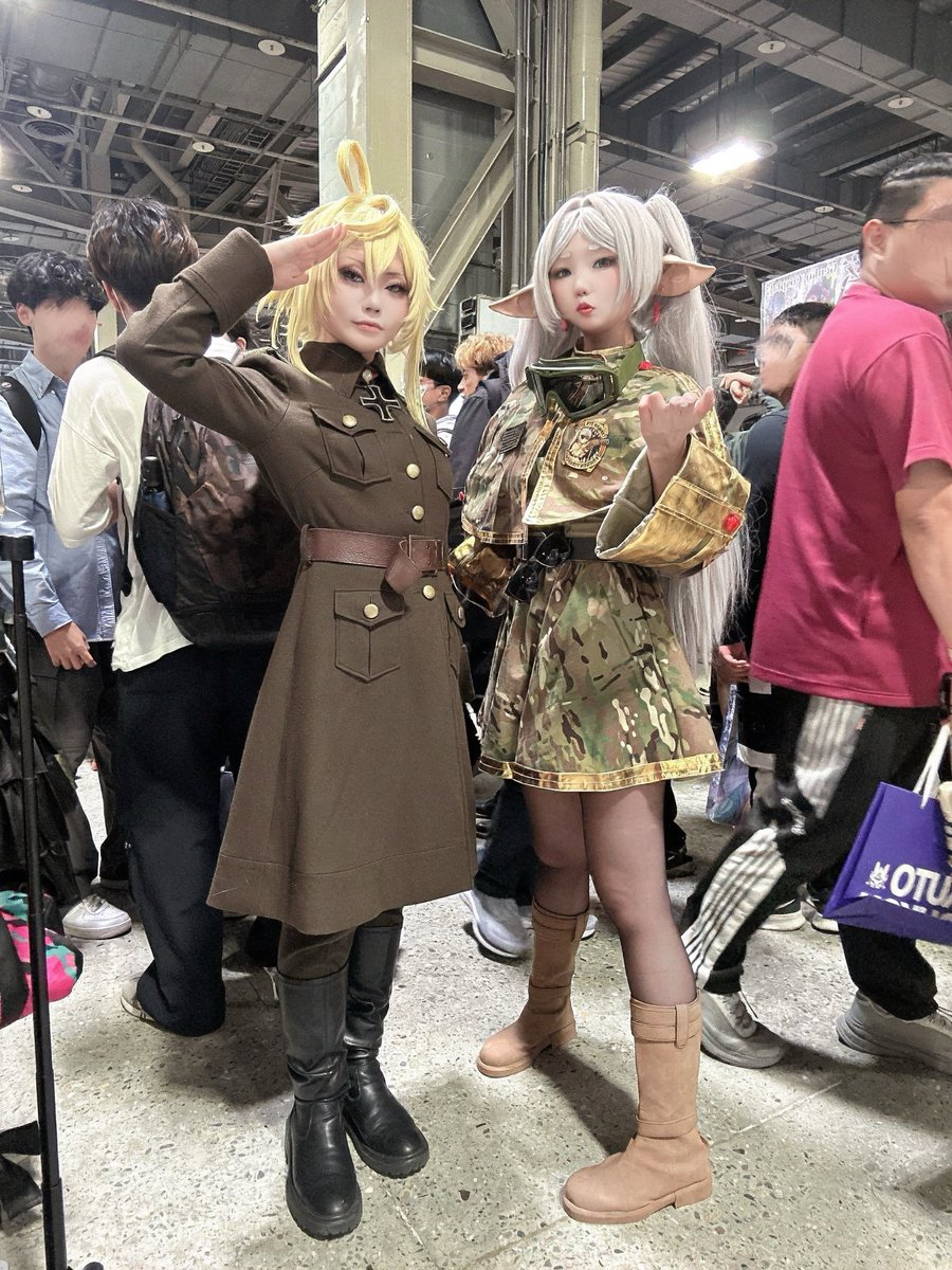 Neneko0814's tweet photo. Rhine devil vs 1000+ year old Elf 😎
#frieren  #youjosenki #FF46 https://t.co/Ve6zhNl98r