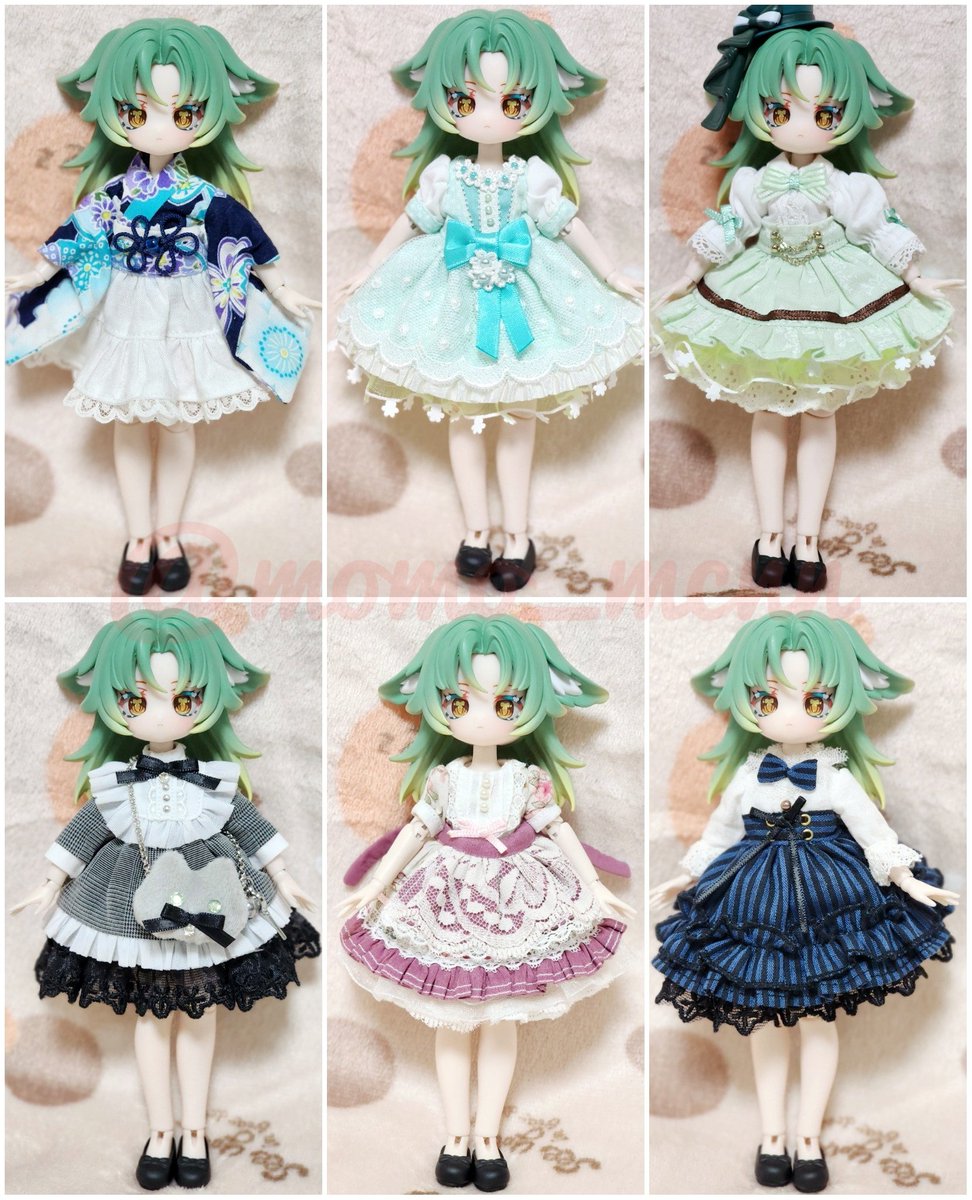 momo_mcnn's tweet photo. 異象重構ちゃんオビツ11の服着れる……！🥳💕袖は七分丈と思えば全然いけるし丈は短ければパニエ重ねれば👌✨ https://t.co/gaAev4mAcW