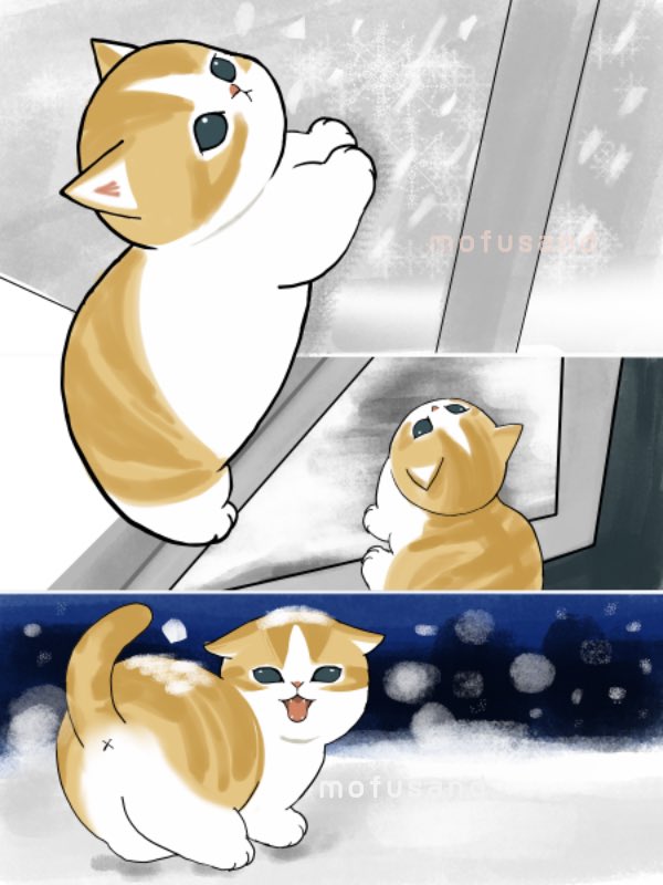 Post by ぢゅの🐈 on X: 雪だー❄️