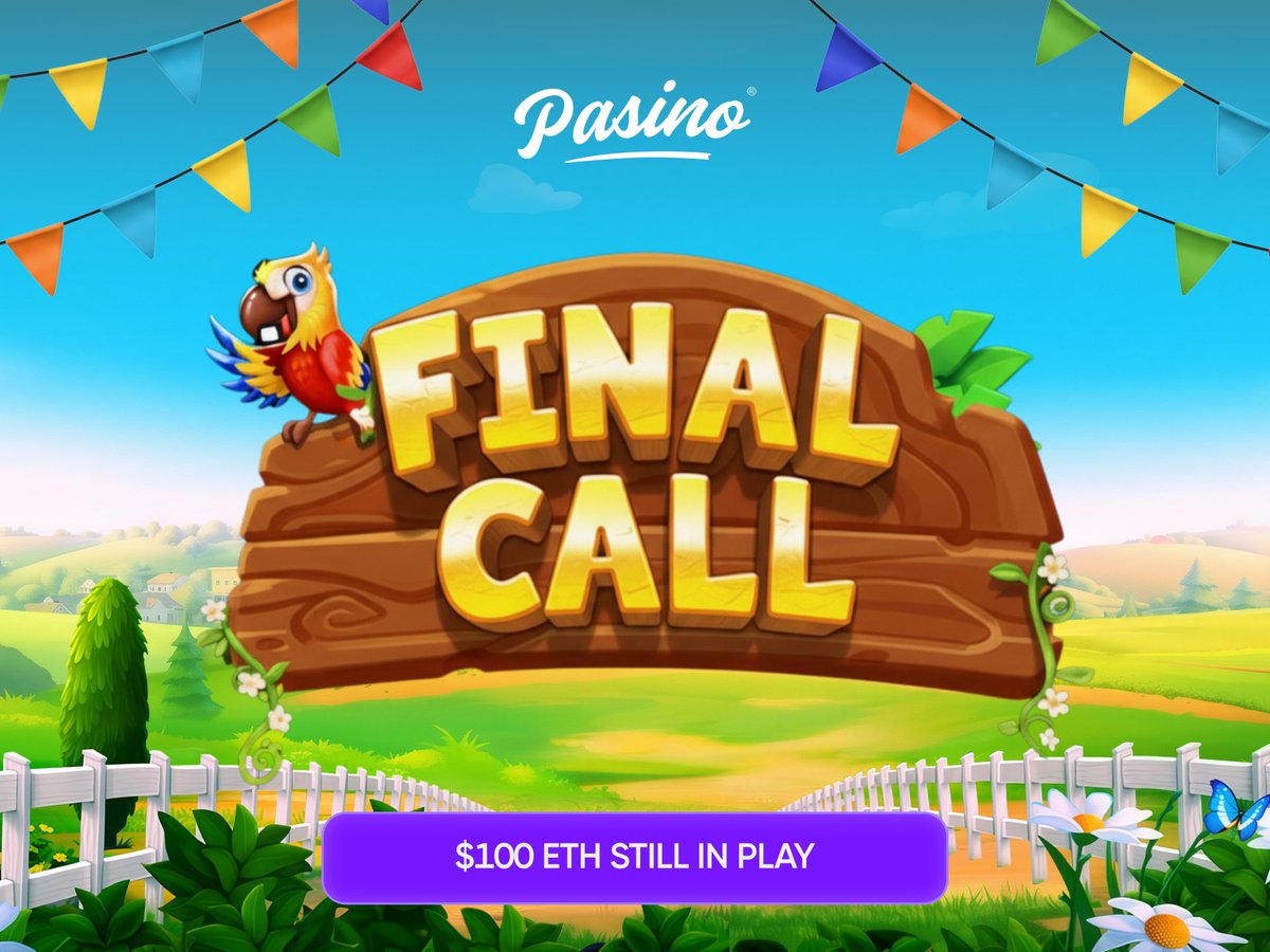 ⏰ BARN FESTIVAL GIVEAWAY PUSH

$100 ETH still up for grabs

LEVEL 5+ | $50 Barn Festival bets | Like + RT + Tag 2 friends

Farm those multipliers.

👉 pasino.com/extra-slot/1989

Winners announced 10/02 🌾💨
