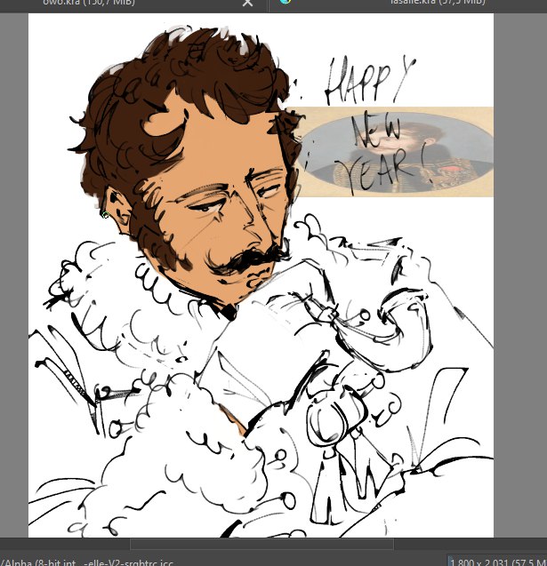 lasalle art i planned for new years that didnt get finished on time but he's my no. 1 fav and all so here