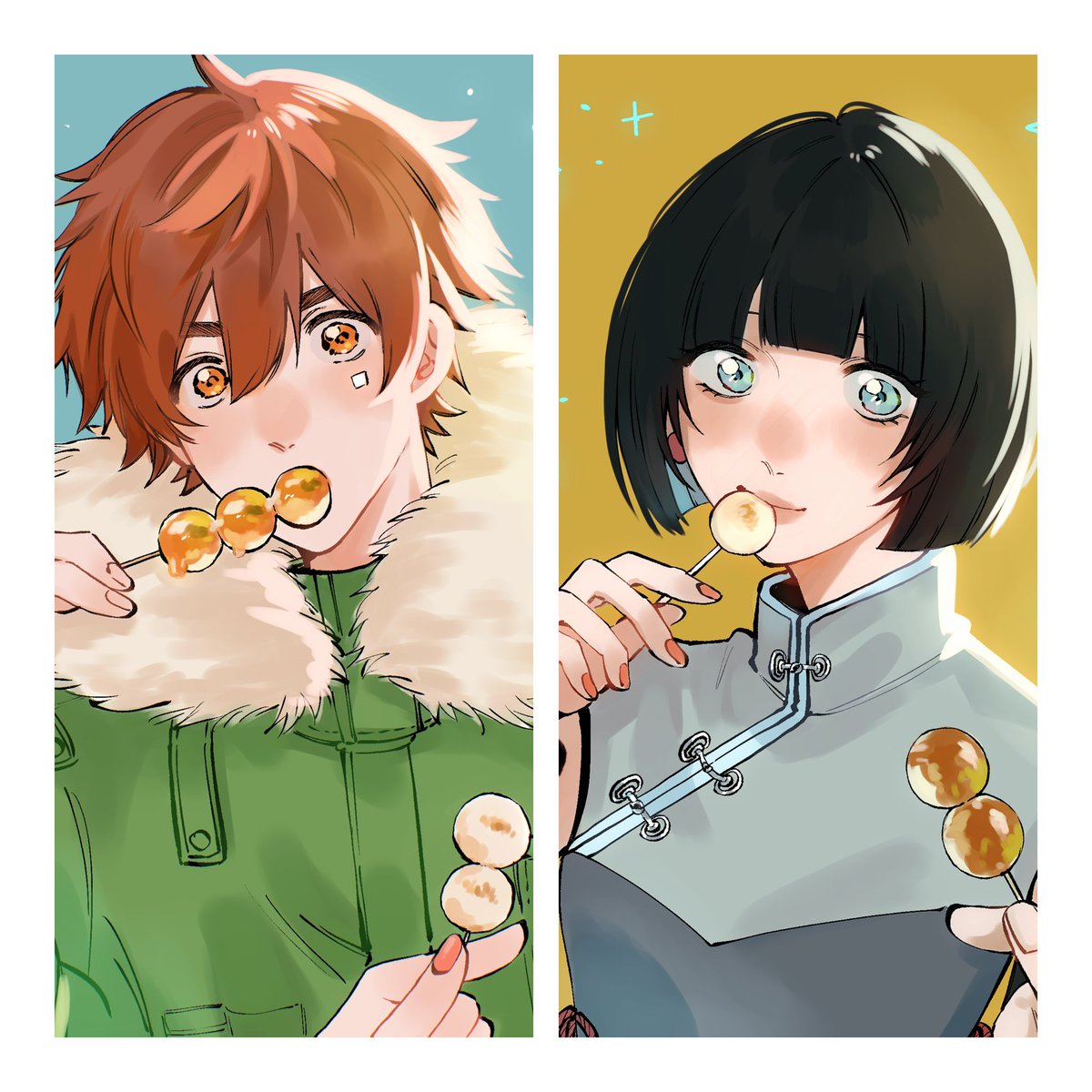 elf_O8's tweet photo. 並べた🍡 https://t.co/oU9wRbOwCL